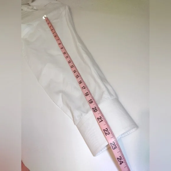 CULWELL & SON Men's White Long Sleeve Dress Shirt  18 - Picture 10 of 13
